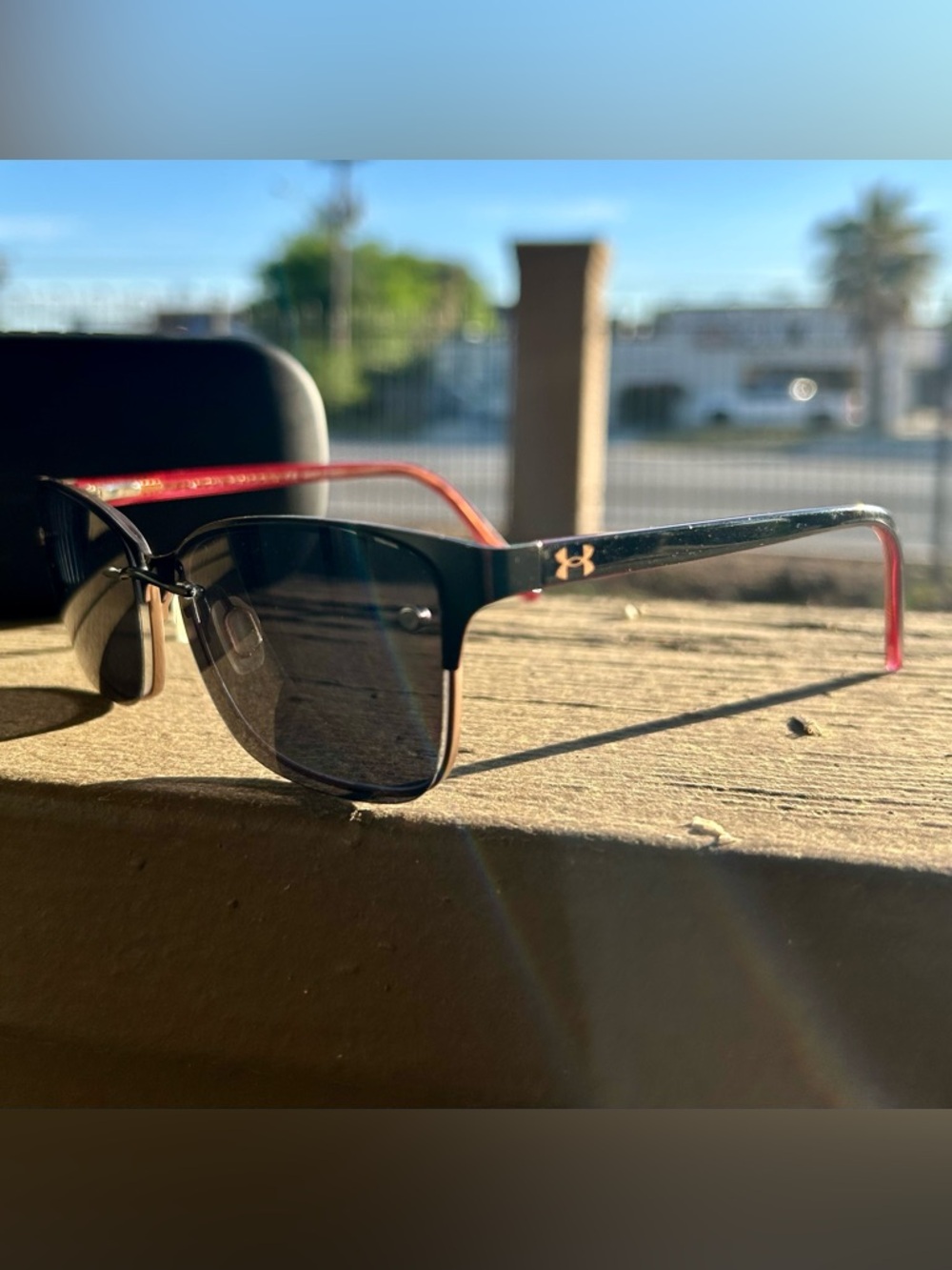 Under Armour Men’s Black & Red Sunglasses Frame